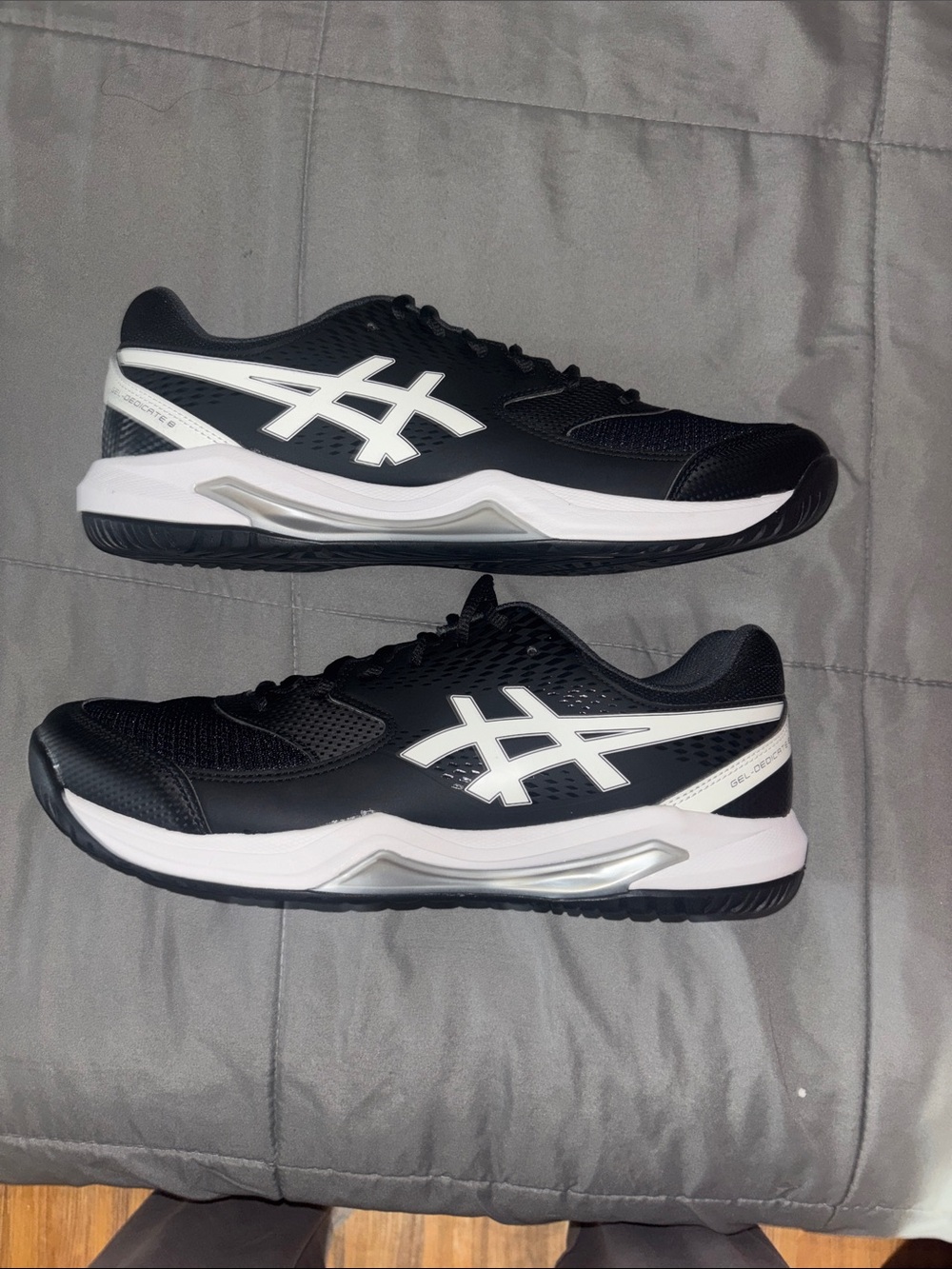 Asics Black and White Men's Training Shoes